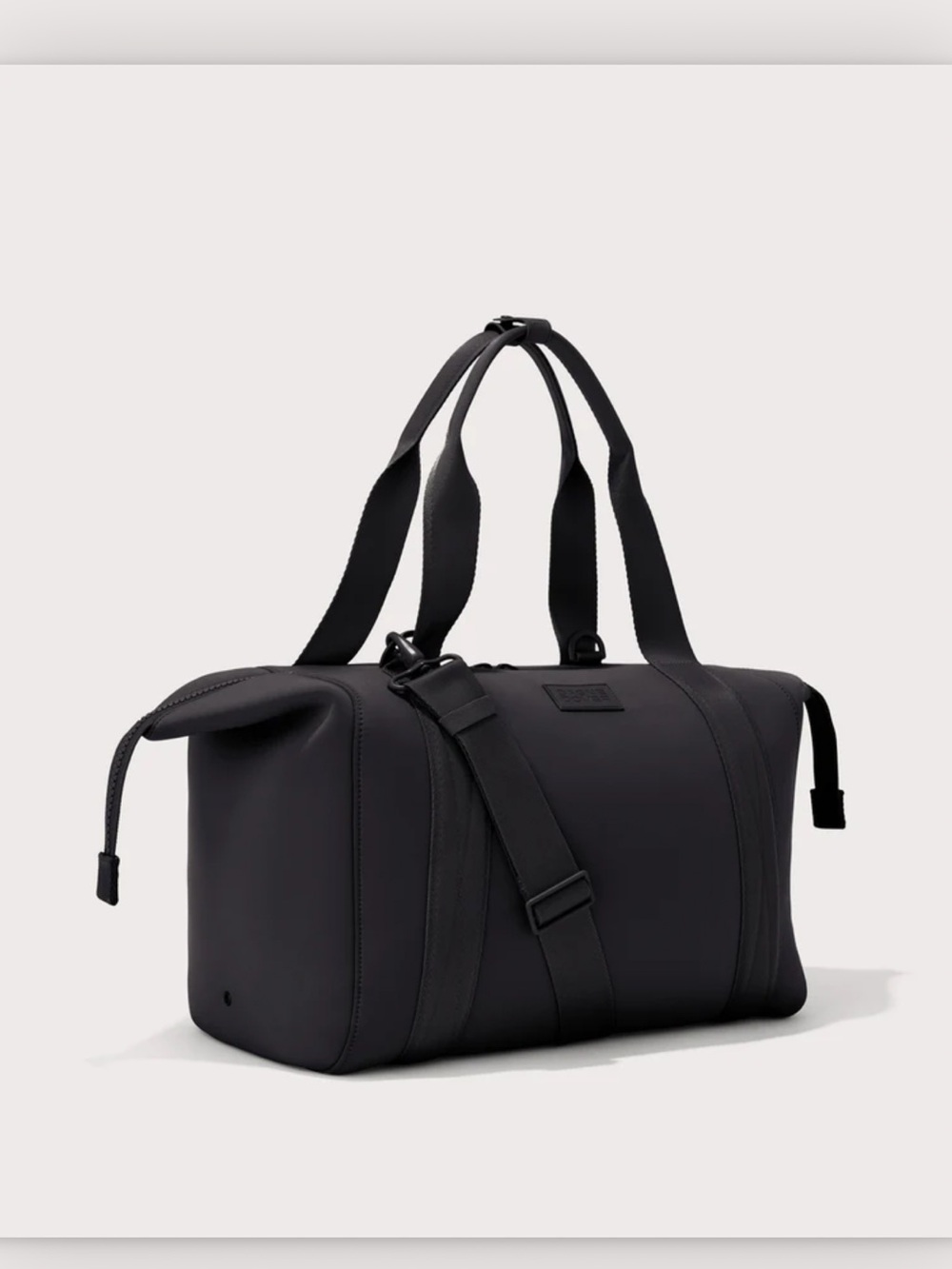 Dagne Dover - LANDON NEOPRENE CARRYALL BAG (onyx - deep black)